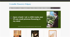 Desktop Screenshot of carmelitemonasterydelgany.ie