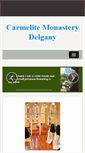 Mobile Screenshot of carmelitemonasterydelgany.ie
